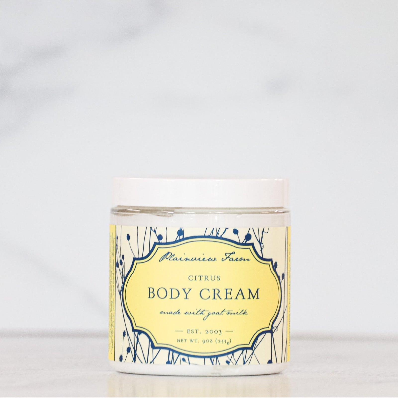Plainview Farm Citrus All Natural Body Cream - Kentucky Soaps & Such