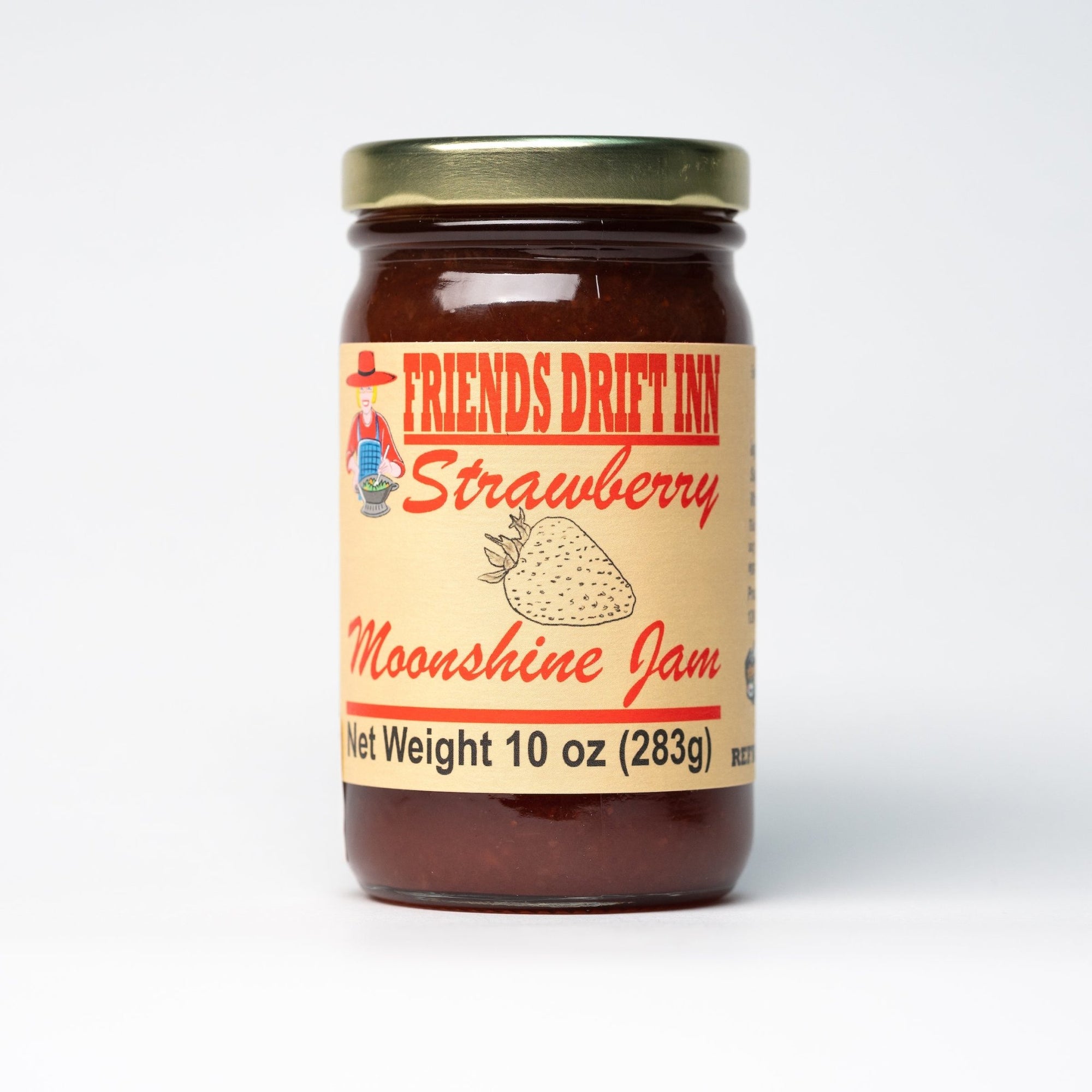 Friends Drift Inn Strawberry Moonshine Jam - Kentucky Soaps & Such